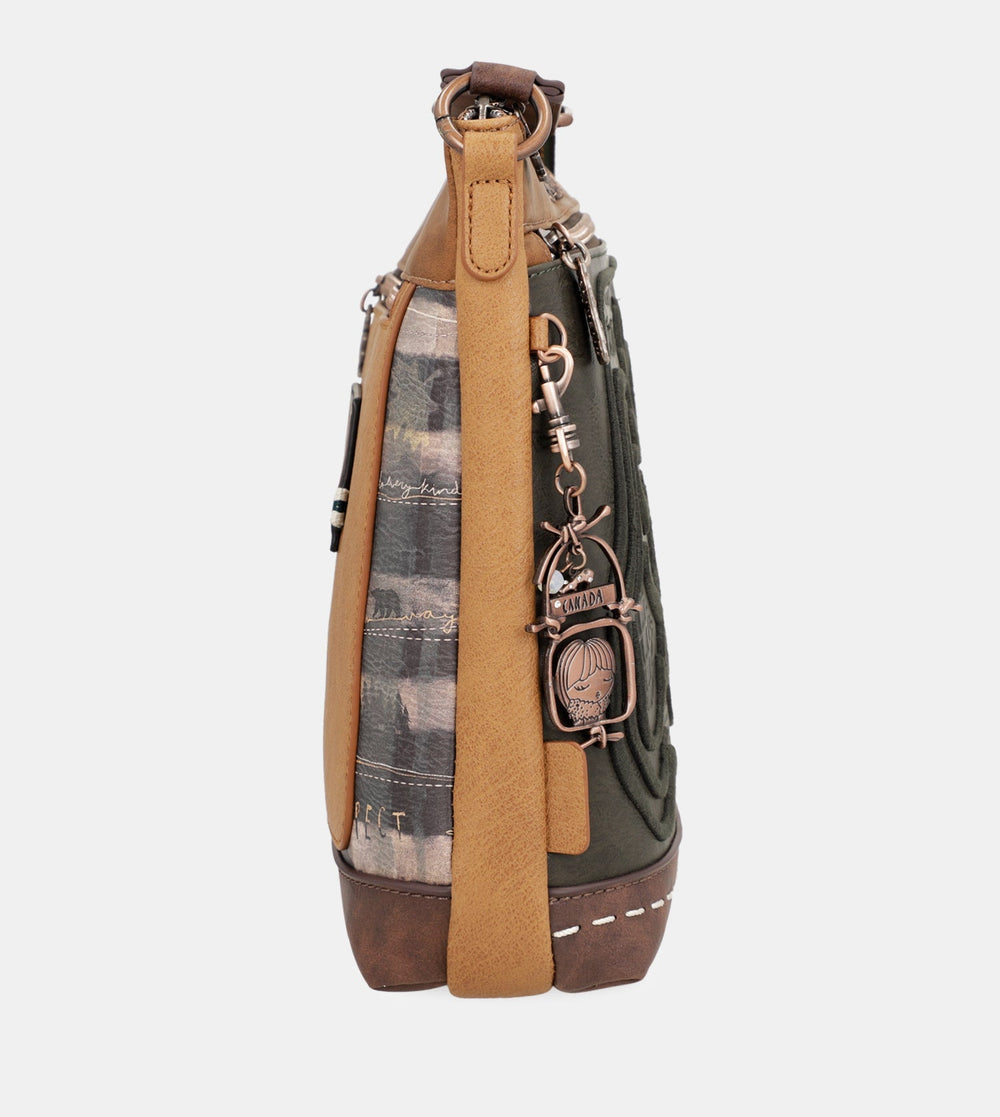 **HALF PRICE **Wild green medium shoulder bag