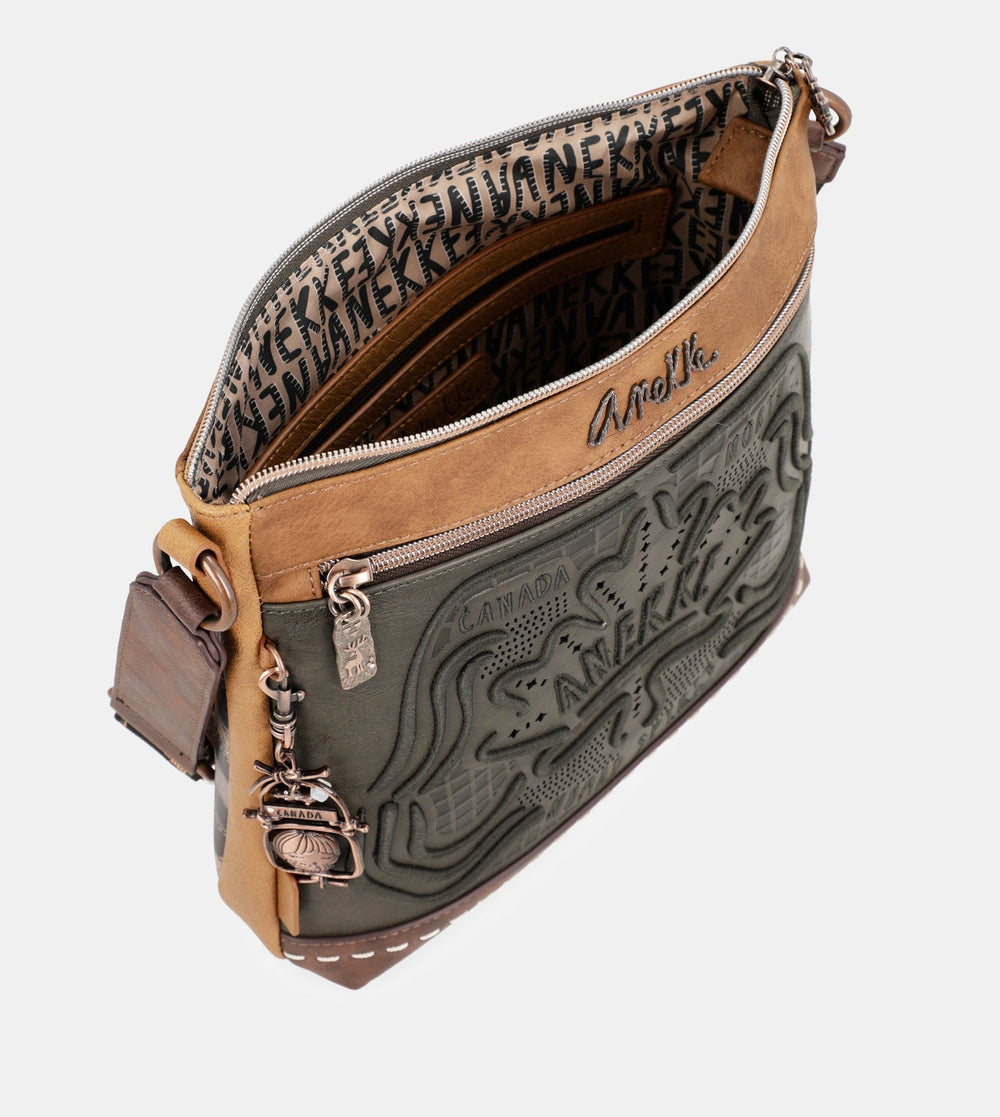**HALF PRICE **Wild green medium shoulder bag