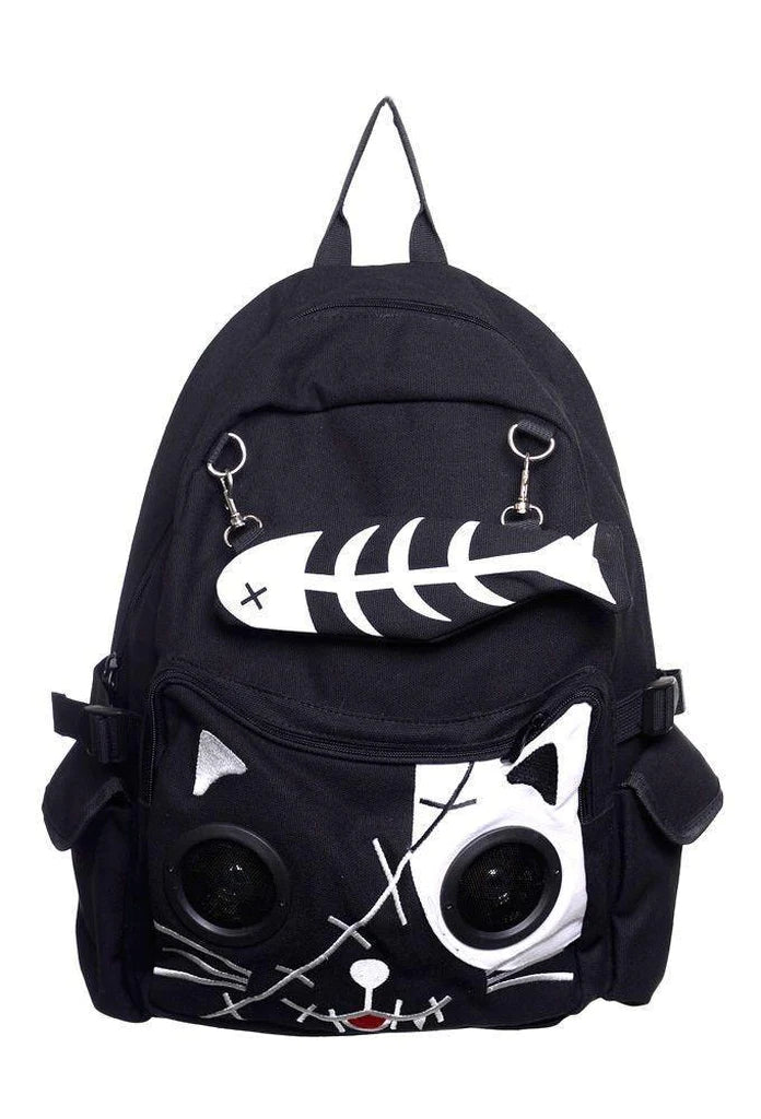 Banned apparel KITTY SPEAKER BACKPACK