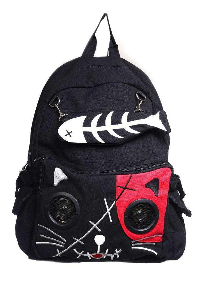 Banned apparel KITTY SPEAKER BACKPACK